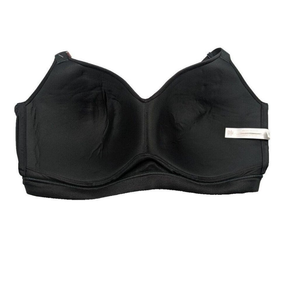 Cacique Womens Bra 38G Lightly Lined Lounge Wireless Black Lane Bryant - Picture 7 of 8